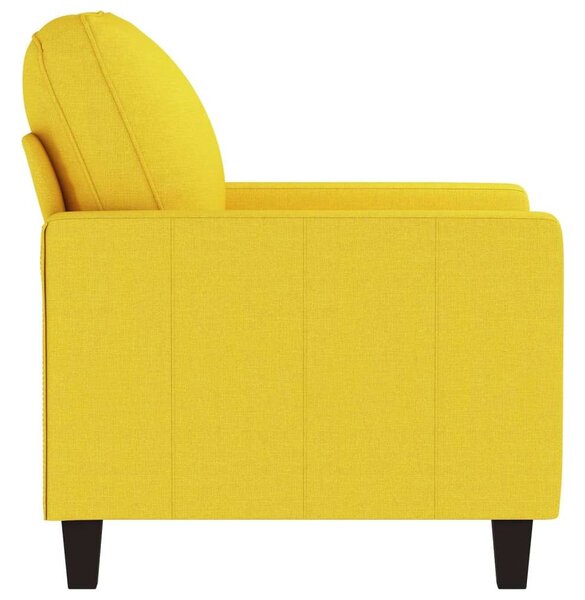 VidaXL Sárga Szövet Fotel - 60 cm