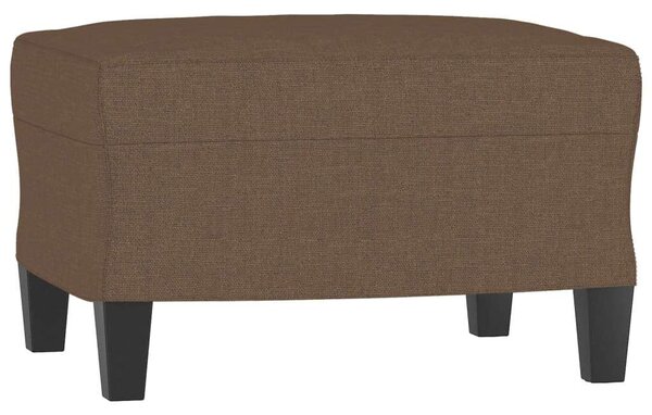 VidaXL barna szövet kanapéfotel lábtartóval 60 cm