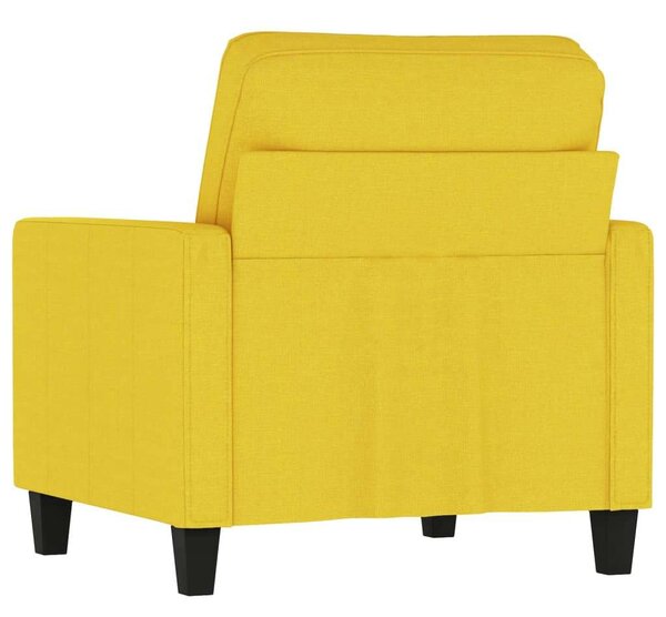VidaXL Sárga Szövet Fotel - 60 cm