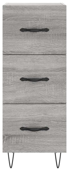 VidaXL Fa Magasszekrény - Szürke Sonoma - 34,5x34x180 cm