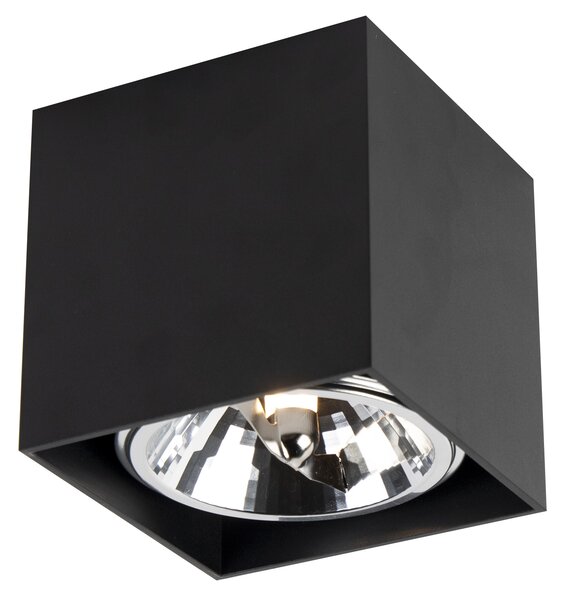 Design spotlámpa fekete négyzet alakú - Box