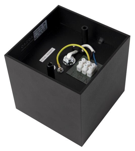 Design spotlámpa fekete négyzet alakú - Box