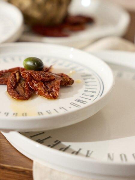 Sinsay - Kerámia tányérok felirattal 2 pack - többszínű