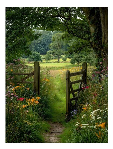 Kép 60x80 cm Garden Gate – Styler