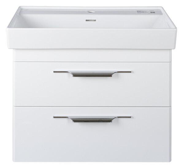TMP LUX 60 fali fürdőszobabútor - CeraStyle SHARP 37100 mosdóval - 60 x 48 cm