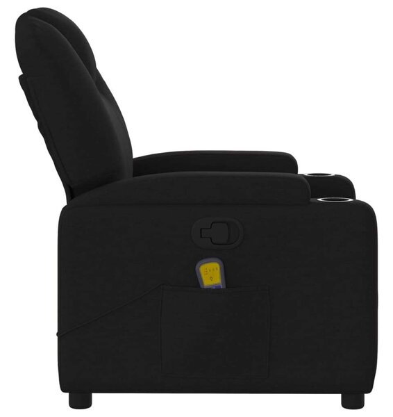 Relax Fotel - Masszírozó - Fekete Szövet