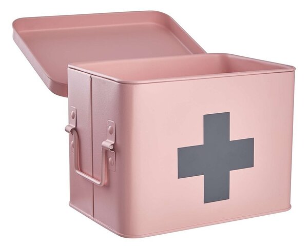MEDIC gyógyszeres doboz, rózsaszín