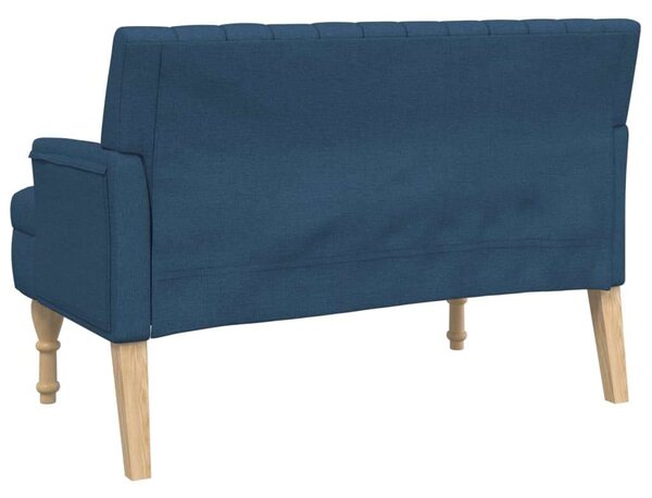 VidaXL kék szövetpad párnákkal 113x64,5x75,5 cm