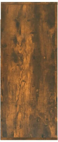VidaXL füstös tölgyszínű szerelt fa fali szekrény 80x33x80 cm