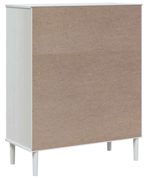 VidaXL SENJA Polcos Szekrény - Fehér - 90x40x112 cm