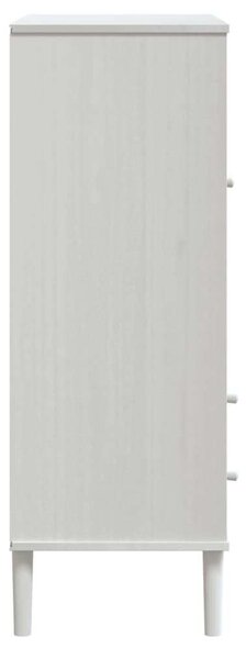 VidaXL SENJA Polcos Szekrény - Fehér - 90x40x112 cm
