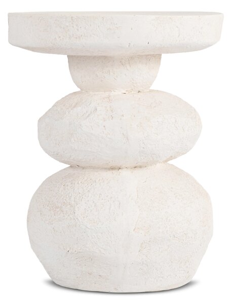 Modern dohányzóasztal LOVI 41 cm, krémbézs