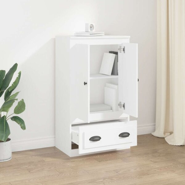 VidaXL fehér szerelt fa magasszekrény 60x35,5x103,5 cm