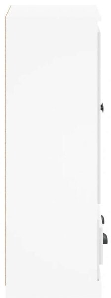 VidaXL fehér szerelt fa magasszekrény 60x35,5x103,5 cm