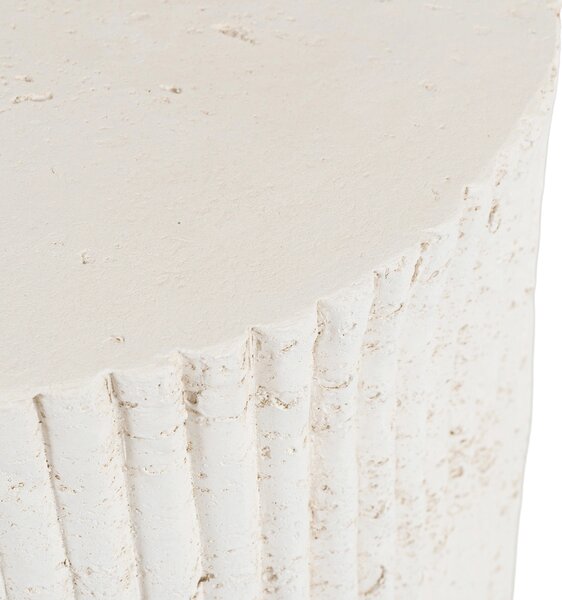 Modern dohányzóasztal TIALL 38 cm, krémbézs
