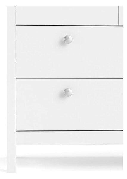 Fehér alacsony komód 159x80 cm Madrid – Tvilum