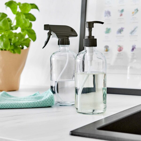 ECO újratölthető tisztítószer adagoló, üveg 500ml