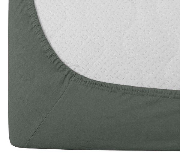 Jersey lepedő sötétzöld 90 x 200 cm