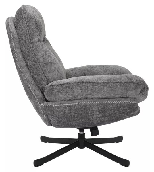 Harper Comfort Forgó Fotel Szürke Szövet 360° TILT