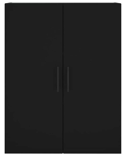 2 db fekete fali szekrény 69,5 x 34 x 90 cm (3195644)
