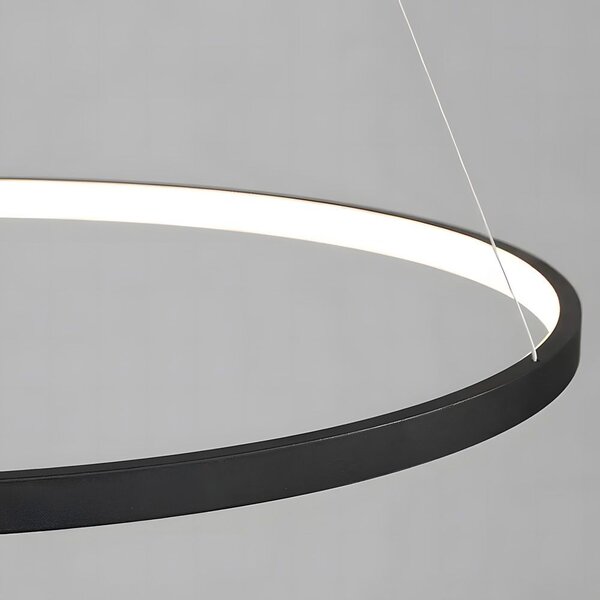 LED Lámpa LHJ011-CP 40cm BLACK