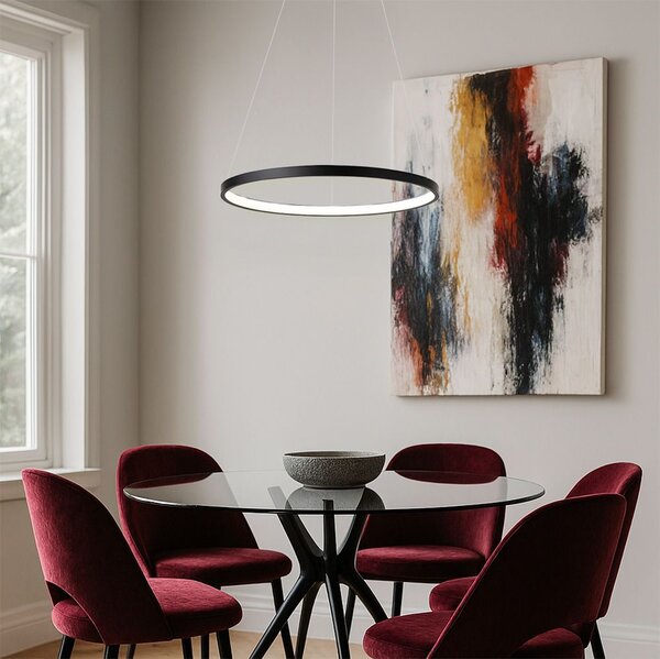 LED Lámpa LHJ011-CP 40cm BLACK