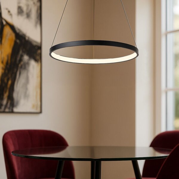 LED Lámpa LHJ011-CP 40cm BLACK