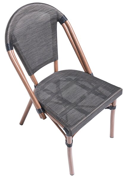 Négydarabos kerti szék szett RIFREDDO PE Rattan Szürke