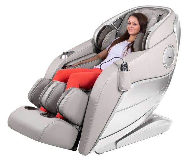 Masszázsfotel Marcelli, Zero Gravity, Zero Space, 3d masszázs, 6 masszázstipus, 60 párna, 18 fej, légionizátor, infra, hangvezérlés fekete