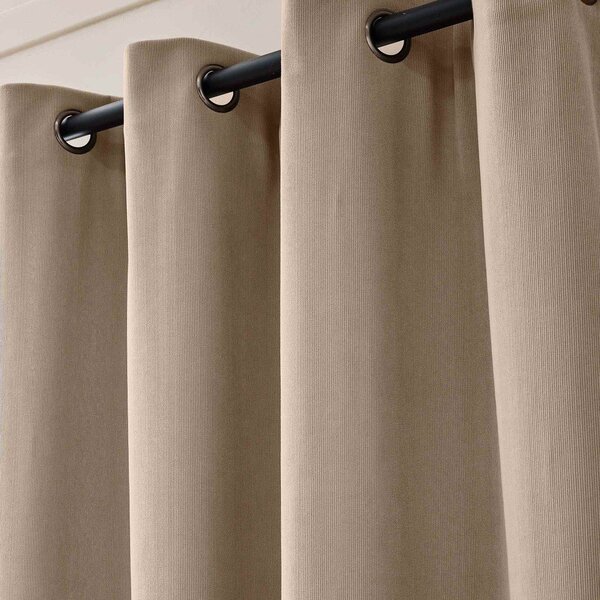 Barna kordbársony termo függöny 140x260 cm Madison – douceur d'intérieur