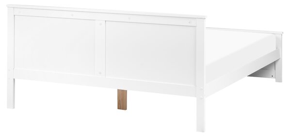 Ágy Fenyő SABRAN 160 x 200 cm Fehér