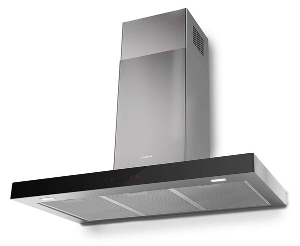 Faber STILO GLASS SMART X/V A90 Páraelszívó, 690 m3/óra, 3 sebességfokozat, B energiaosztály, Inox