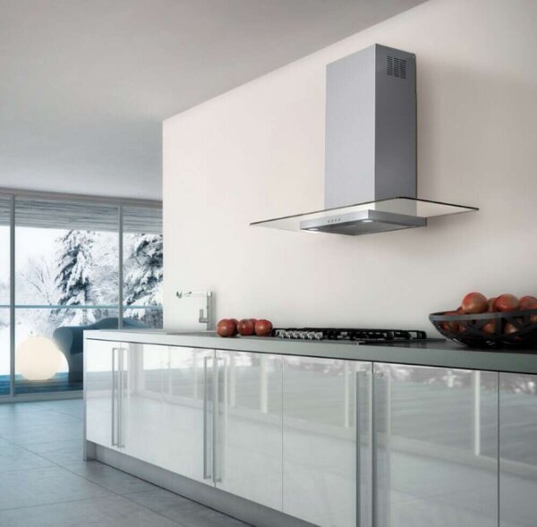 Faber NICE LED SRM X/V NS A60 Páraelszívó, 420 m3/óra, 3 sebességfokozat, C energiaosztály, Inox