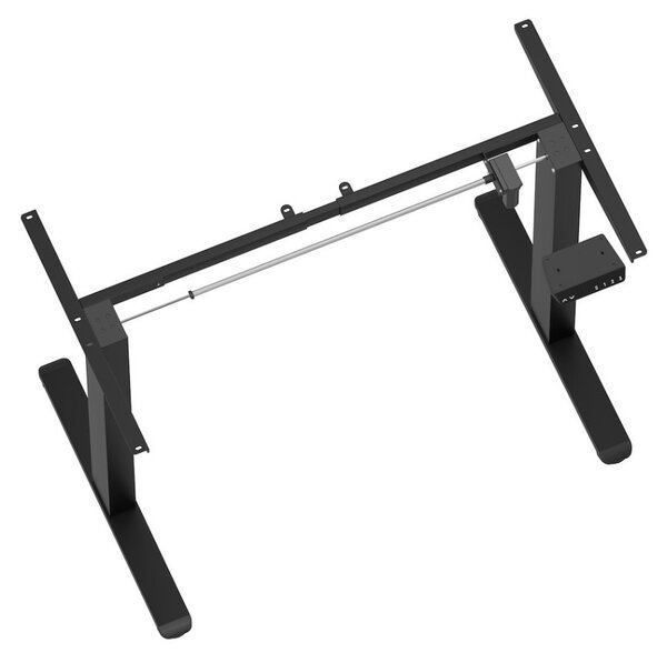 Elektromosan állítható magasságú íróasztal 138x67cm fehér/fekete | LVN System Control Flex+