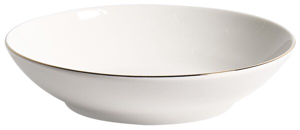 24 darabos étkészlet CUMIN Porcelán Törtfehér/arany