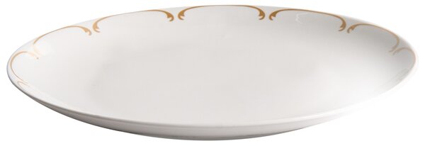 12 darabos étkészlet CHAROLI Porcelán Fehér/arany