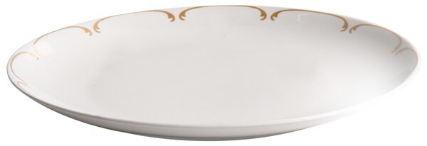 12 darabos étkészlet CHAROLI Porcelán Fehér/arany