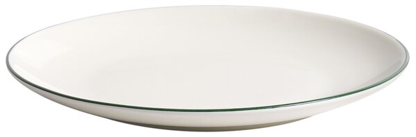 24 darabos étkészlet CUMIN Porcelán Törtfehér/zöld