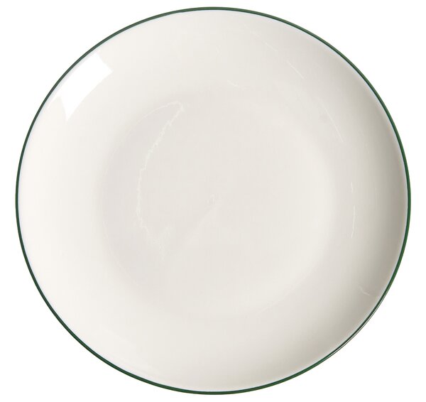 24 darabos étkészlet CUMIN Porcelán Törtfehér/zöld