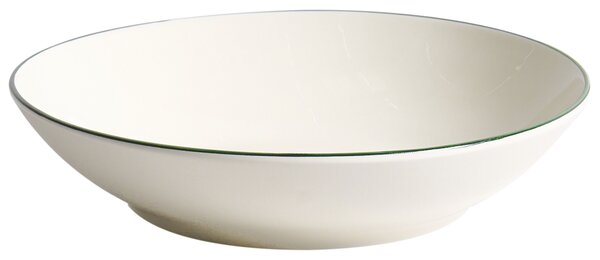 24 darabos étkészlet CUMIN Porcelán Törtfehér/zöld
