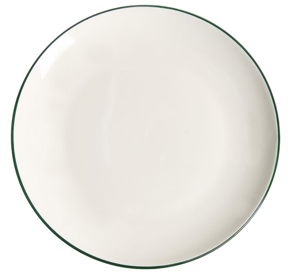 24 darabos étkészlet CUMIN Porcelán Törtfehér/zöld