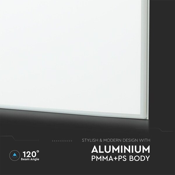 V-TAC Starsense tápegységes süllyeszthető 40W LED panel, 60x60cm, hideg fehér - SKU 24081