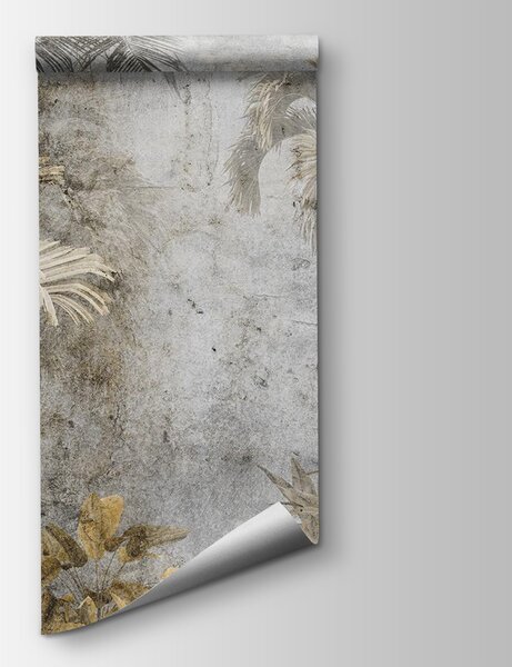 Fotótapéta Pálmafák egy beton falon, Dzsungel fotótapéta, Népszerű fotótapéta, u71248 - Tapeko.hu