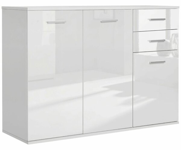 Komód 106x35x76cm, Fehér