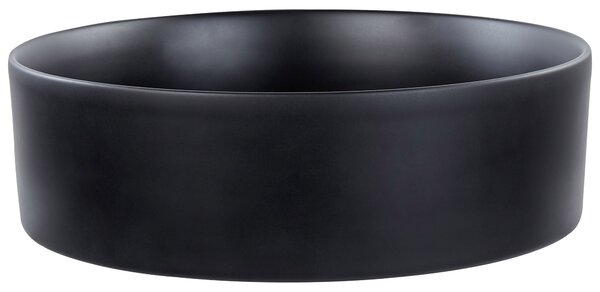 Pultra helyezhető mosdókagyló TEBAR Fekete ⌀ 40 cm Kerámia