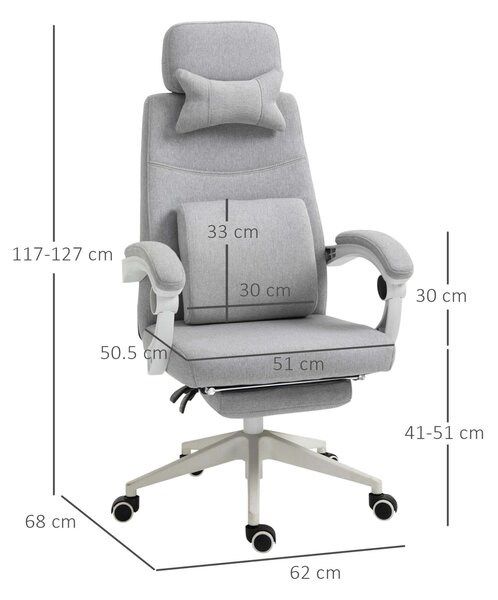 Ergonomikus Irodai Szék, szürke