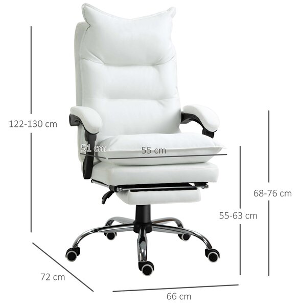 Ergonomikus Irodai Forgószék, fehér