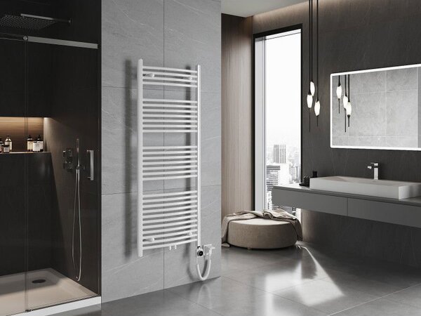 Mexen Ares, elektromos fűtőelem 1500x600 mm + fűtőrúd 900 W, fehér, W102-1500-600-6900-20