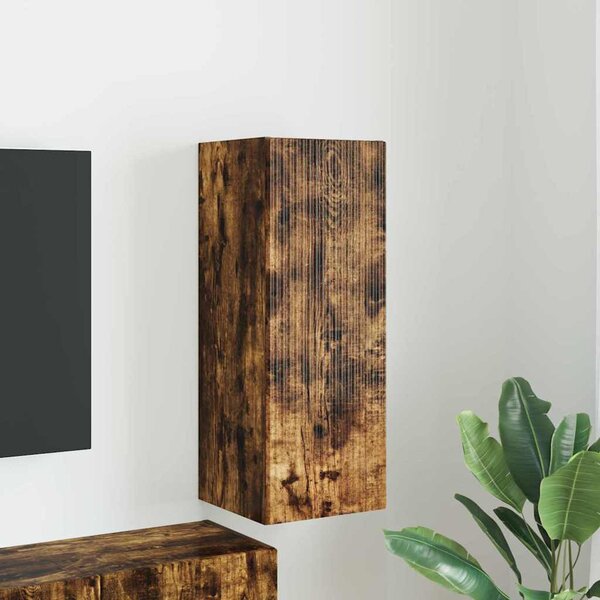 TV Fali Szekrény Füstölt tölgy 30 x 31 x 80 cm Faanyag