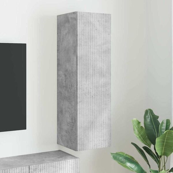 TV Fali Szekrény Beton 30 x 31 x 100 cm Faanyag